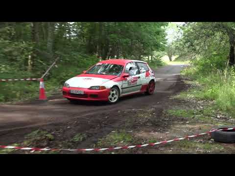 Ł. Miter (Civic) - 5. Runda Rallysprint Challenge (Lotnisko Zegrze Pomorskie, 29.07.2023)