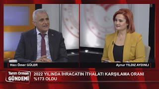 TÜRKTOB BAŞKANI HACI ÖMER GÜLER TARIM TV'YE KONUK OLDU