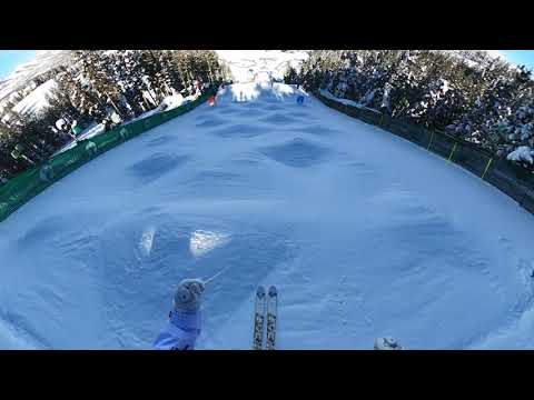 The MOST DIFFICULT mogul skiing run in the WORLD!