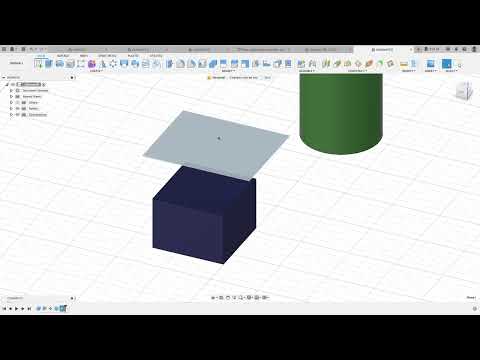 Fusion360 3D Part.23 (Construction Planes). The absolute beginner tutorial help series.