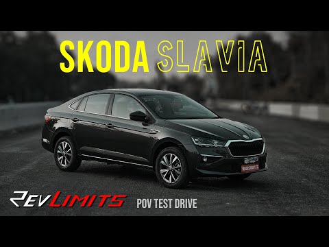2023 Skoda SLAVIA | Style | ASMR | 1.0L 113.98BHP | 4K POV TestDrive#116 | RevLimits |