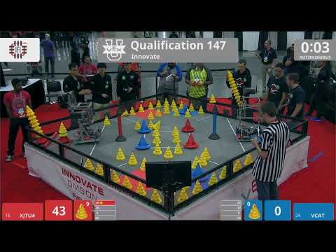 2018 VEXU Innovate Q147 - XJTU4 vs VCAT - 119 to 74