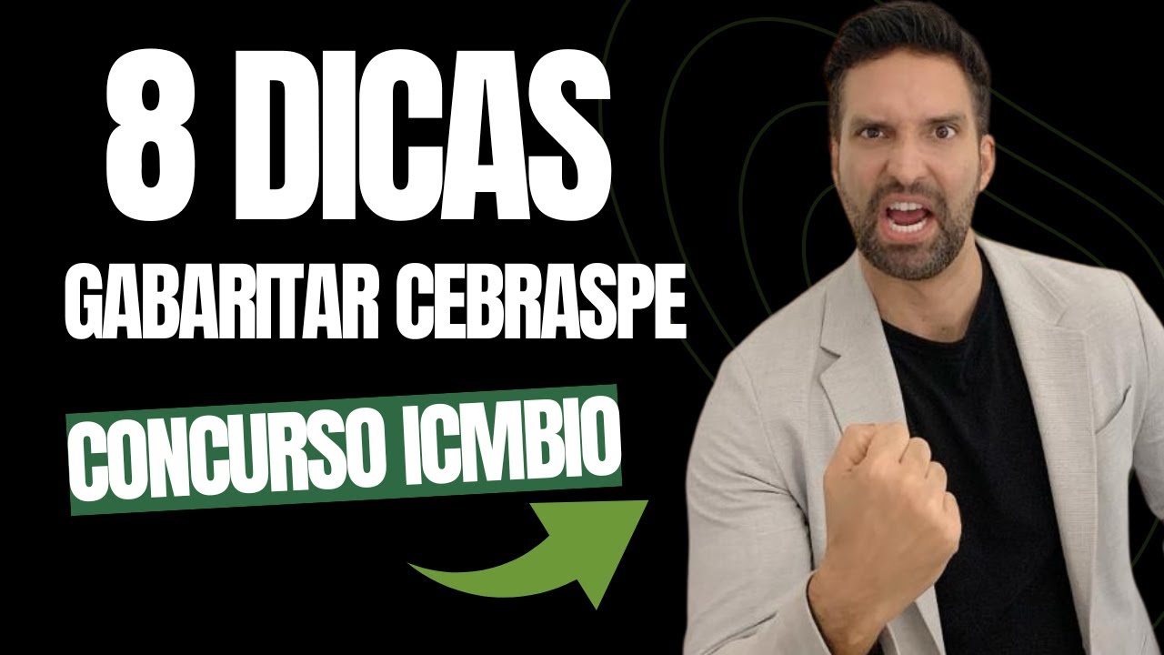 Concurso ICMBIO: 8 dicas de como GABARITAR  a prova da CEBRASPE
