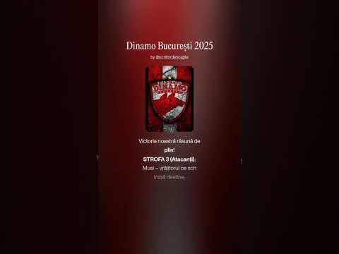 Dinamo București – Cântecul Jucătorilor | Energie din Vestiar 2025