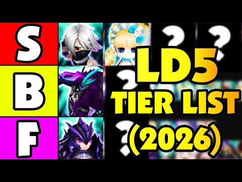 MY MOST WANTED LD5* TIER LIST FOR SUMMONERS WAR 2026