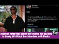 F78NEWS Wizkid Reacts To Banky W S Disappointment Claim Over His Absence At Wedding