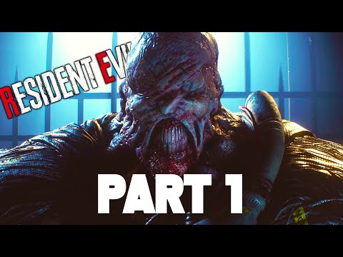 RESIDENT EVIL 3 REMAKE Walkthrough Gameplay Part 1 - Intro - JILL VS. NEMESIS (PS4 PRO RE3 Gameplay)