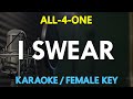 All 4 One I Swear Female Key KARAOKE Version