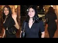 Mrunal Thakur L00KS H0T In Full Tight Dress As She Got Snapped Outside T Cafe In Bandra