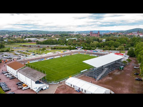 Drohnenflug Stadion am Schönbusch Aschaffenburg