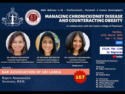 167th BASL Webinar - Managing Kidney Disease and Counteracting Obesity