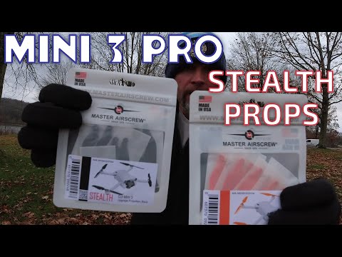 DJI Mini 3 Pro with Master Airscrew Stealth Props