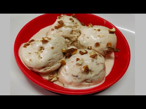 butterscotch ice cream swad me ekdam perfect bazaar jesi ek bar banake to dekhe #बटरस्कोच आइसक्रीम