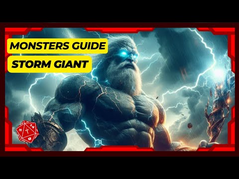 STORM GIANTS | MONSTERS AND CREATURES GUIDE | D&D | The Storm Lords in Dungeons & Dragons