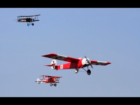 WW1 RC FIGHTERS DOGFIGHT DISPLAY - LMA ELVINGTON - 2022