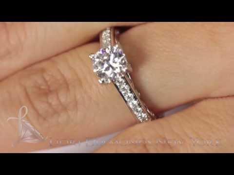 ER-SOLD-160 - 1.82 Carat D-SI1 Certified Natural Round Diamond Engagement Ring 18k White Gold