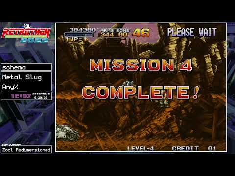 RGLtv Retrothon 2022 - (051) Metal Slug (any%) by schemax