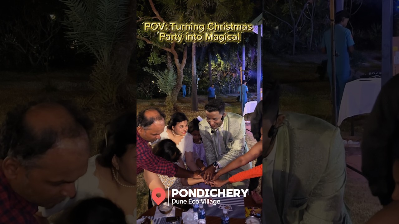 Modern Magic at Christmas Party | Kannan The Showman | Best magician in Chennai | #magician