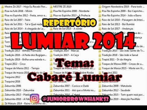 Repertório Lumiar 2014 - Cabaré Lumiar