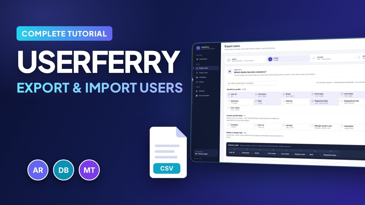 ▶ Watch the UserFerry Video Tutorial