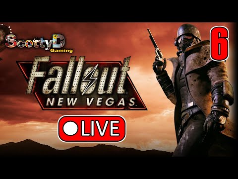 🔴LIVE Fallout New Vegas, Part 6 / Brotherhood of Steel, Great Khans, NCR President (Full Game Blind)