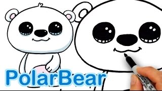 How to Draw a Polar Bear Cute and Easy