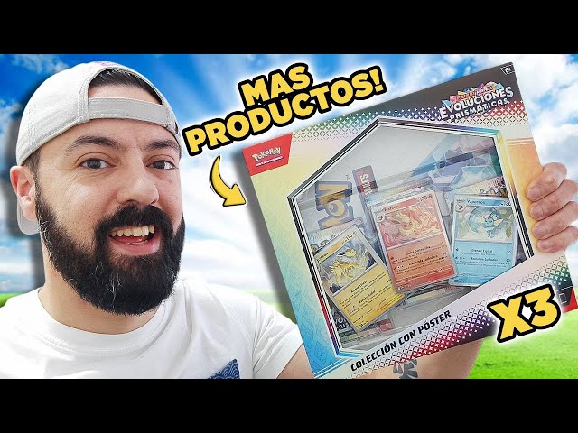 Vídeo relacionado con Pokémon: Colección con póster Teselia de JCC Pokémon (3 Cartas holográficas de promoción y 4 Sobres de Mejora)