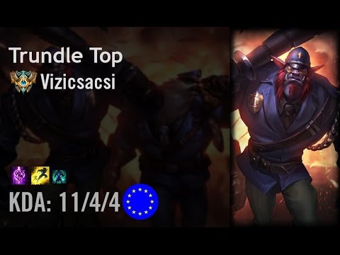 Trundle Top vs Gangplank - Vizicsacsi - EUW Challenger Path 6.6