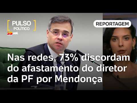 Decisão de Mendonça de afastar diretor da PF foi rejeitada por 73% nas redes sociais, diz Palver