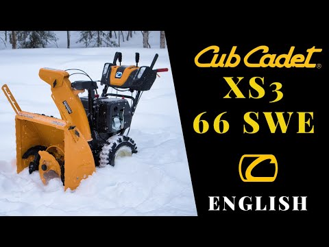 Cub Cadet XS3 66 SWE Snow Blower - 3 Stage Technology - Pure Power
