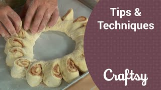 CRAFTSY 20210706 W0S3 Homemade Cinnamon Rolls   How to Form a Tea Ring   YOUTUBE