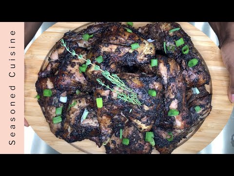 Authentic Jerk Chicken | Homemade Jamaican Jerk Chicken On The Grill | How To Make Jerk Chicken