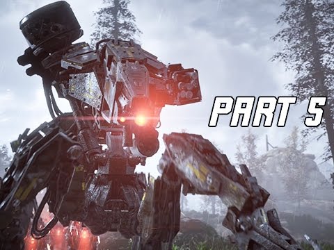 Horizon Zero Dawn Walkthrough Part 5 - BOSS CORRUPTER (PS4 Pro Let's Play Commentary)