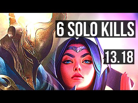 PANTHEON vs IRELIA (MID) | 6 solo kills, 9/2/3, 900K mastery, 300+ games | TR Master | 13.18