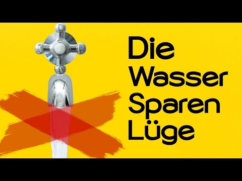 Wasserverbrauch senken ist teuer (mach DAS bloß nicht)