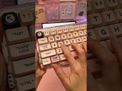 my new iPad keyboard 💕 ASMR mechanical keyboard | iPad accessories | digital planner