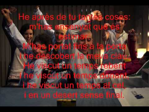 Res tornara a ser igual (letra en español y catalan)