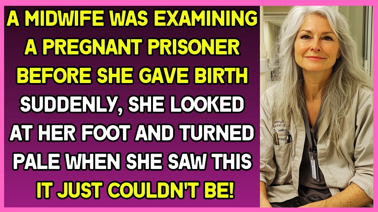 Midwife was examining a pregnant prisoner before giving birth and saw something strange on her foot