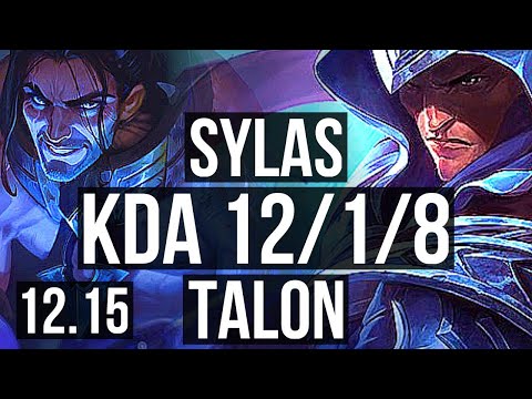 SYLAS vs TALON (MID) | Rank 4 Sylas, 12/1/8, Rank 9, Legendary | EUW Challenger | 12.15