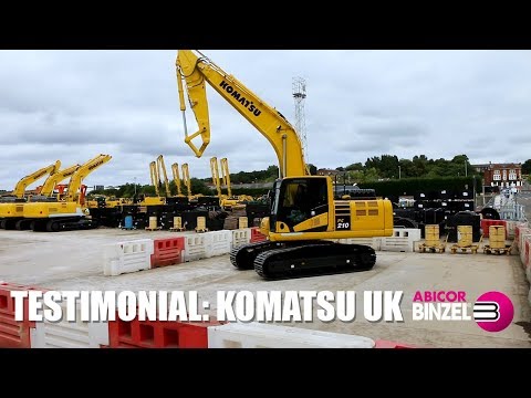 KOMATSU UK & ABICOR BINZEL UK – A 30 year old partnership