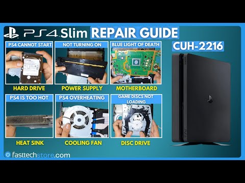 PS4 Slim CUH-2216 Disassembly and Repair Guide