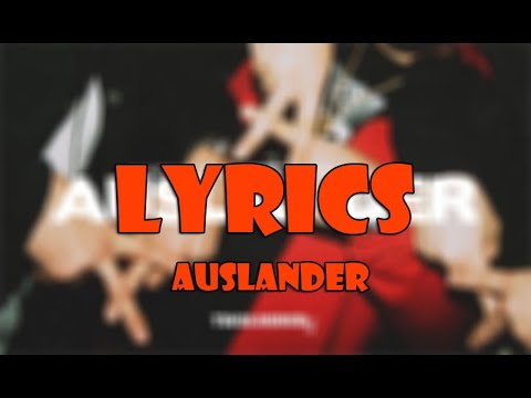 GAZDA PAJA - AUSLANDER feat THCF (Lyrics)