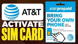 How To Activate AT&T Prepaid Sim Card Online (EASY 2024)