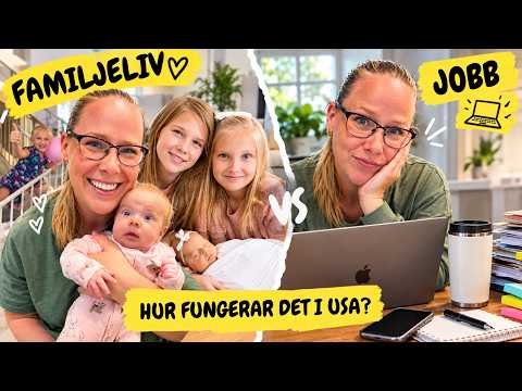 Föräldraledighet i USA - Tar med bebis på jobbet! 🇺🇸
