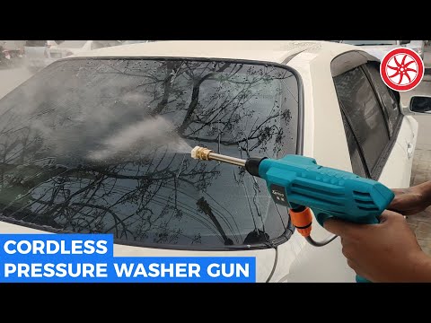 Cordless Rechargeable Electric Pressure Power Washer Gun