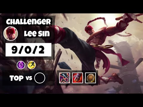Lee Sin vs Dr. Mundo KOREAN Challenger TOP (9/0/2) - v11.12