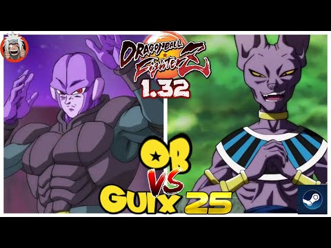 DBFZ OB vs Guix_25 - (VegetaSSJ, Hit, A16) vs (Jiren, Beerus, Janemba)