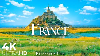 France 4K • Relaxation Film with Piano Relaxing Music • Nature Video Ultra HD
