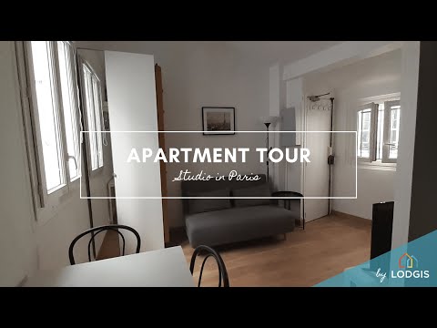 Apartment Tour // Furnished  16m2 in Paris – Ref : 11820885