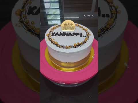 Half kg Black Forest Cake 🎂 #simple design #cake